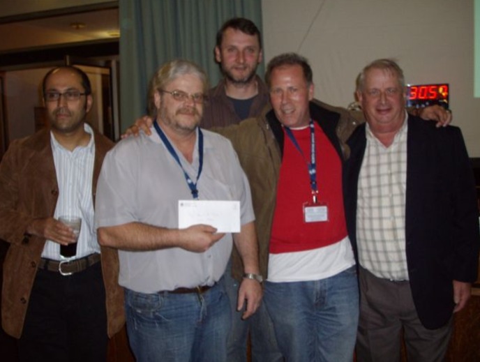  2009 Two Men & A Truck - Swiss Teams - Winners were Kokhan Bagchi, Andrew Mill, Phil Markey and Simon Hinge with our sponsor Richard Kuipers.jpg