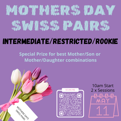 25-05-11 Mothers Day Intermediate Swiss Pairs