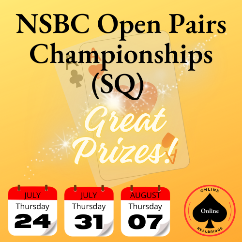 25-07-24 NSBC Open Pairs Championships
