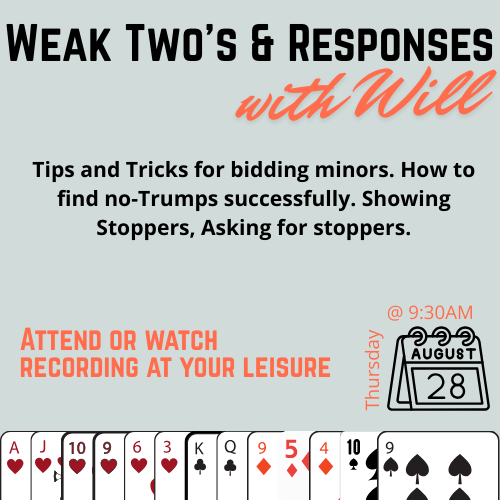 25-08-28 Weak Twos and responses