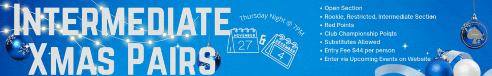 25-11-27 Xmas Open Pairs