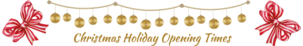 Christmas Holiday opening Times