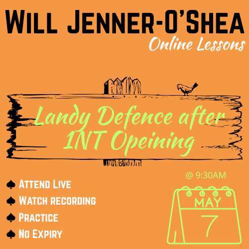 26-05-07 Landy Defence to 1NT