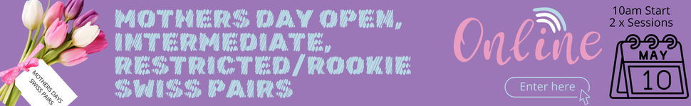 26-05-10 Mothers Day swiss Pairs