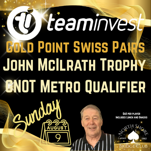 26-08-09 - Team Invest Gold Point Swiss Pairs John McIlrath Trophy
