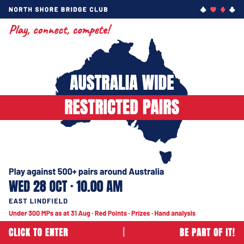 26-10-28 - Australia Wide Restricted Pairs