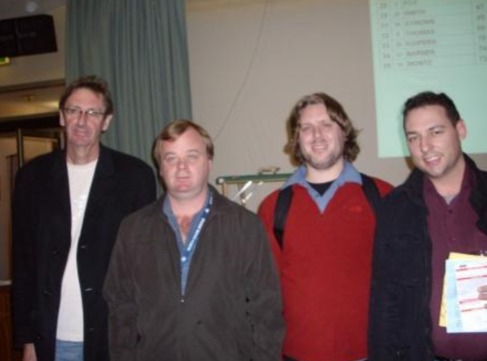  2009 Watermark Bridge Classic 2009 - 1st Place, Stephen Burgess, Michael Prescott, Kieran Dyke and Ish Del'Monte.jpg