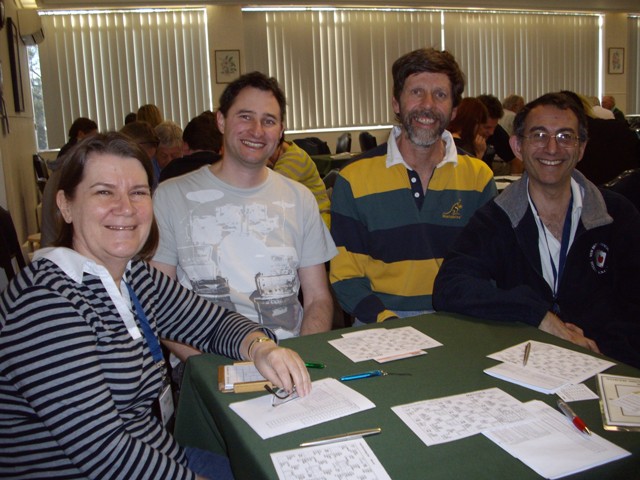 Pauline Gumby, Stephan Winkler, Ross Stuart and Warren Lazer - Team 1st