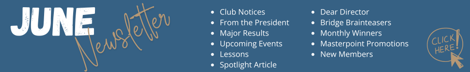 North Shore Brdige Club Newsletter