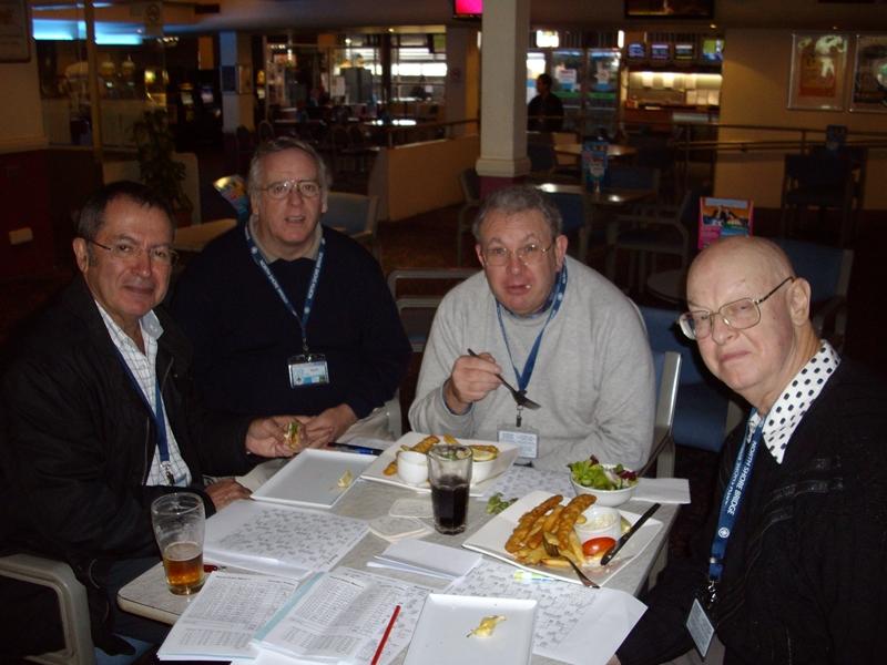 Alex Yezerski; Kevin Davies; Les Grewcock and Steven Bock