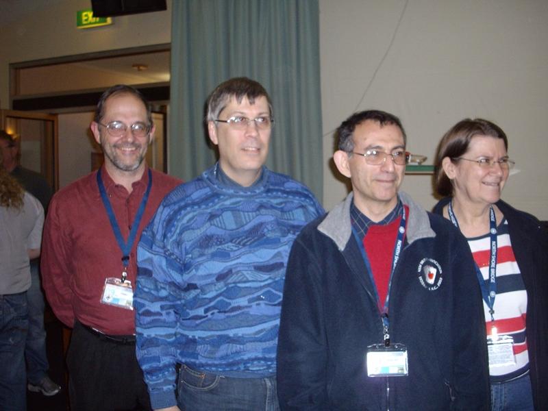 Peter Gill, Andrew Peake, Warren Lazer and Puline Gumby
