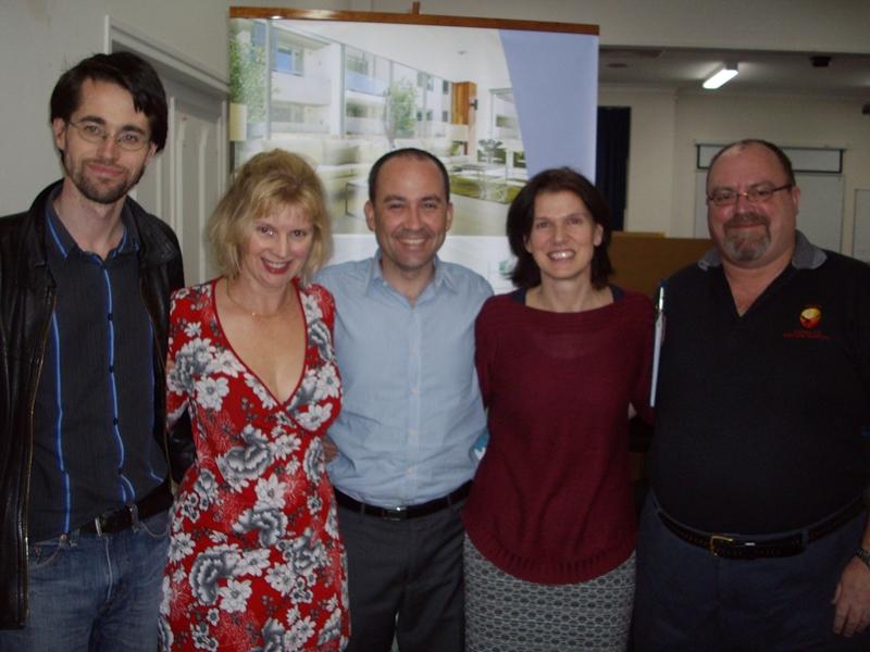 Michael Wilkinson, Sue Crompton, Michael Ware, Helena Dawson, David Weston