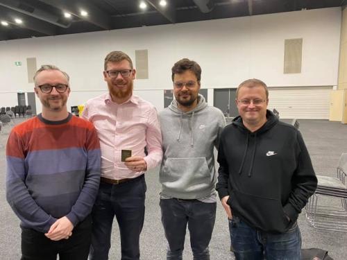 James Coutts Liam Milne Paul Dalley Tony Nunn - ANOT winners
