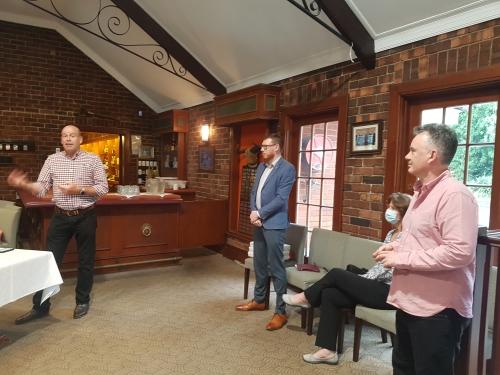 Xmas staff drinks at Killara golf club