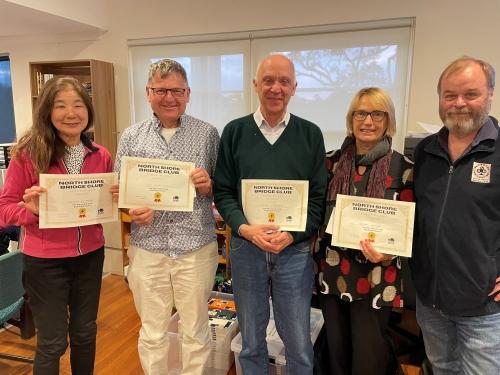 Sachiko Cathcart John Simmonds Simon hunter, Susan Eason