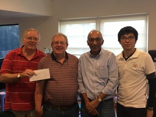 ronnie kevin davies, les grewcock, rakesh kumar -2018 Labour Day MP Pairs Congress - 3rd NS