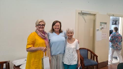 Alicia Mercer and Carol McMurray - Xmas lunch 29 nov 2024