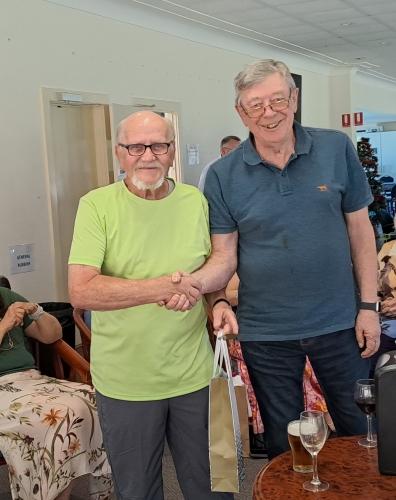 Brian Dowsett - bar help - staff and volunteer drinks 2024