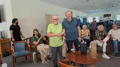 Brian Dowsett - bar help - staff and volunteer drinks 2024