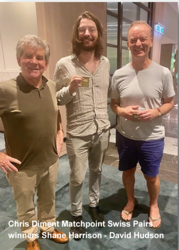David hudson - winner chris diment pairs