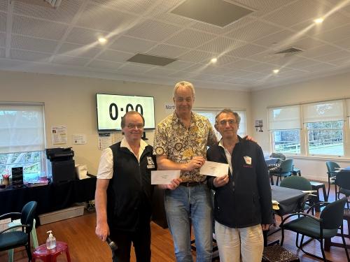 Greg Quittner Swiss Pairs Congress - winners maurits van der vlugt and warren lazer