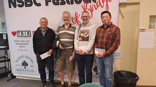 Patrick Jiang, Peter Jeffery, Colin Clifford, Hui Li - TBIB Festival Teams