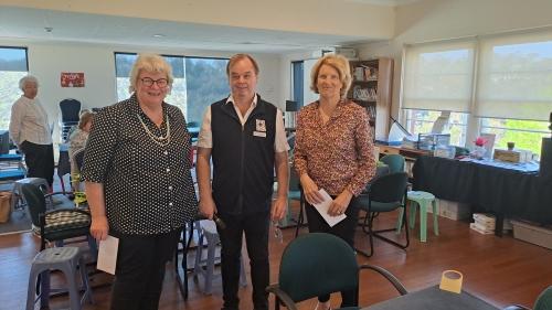 Fiona russell and sister Sue Morgan - Labour Day MP Pairs Congress