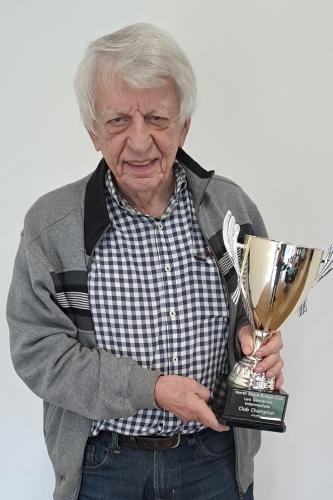 Leo Goorevich with trophy